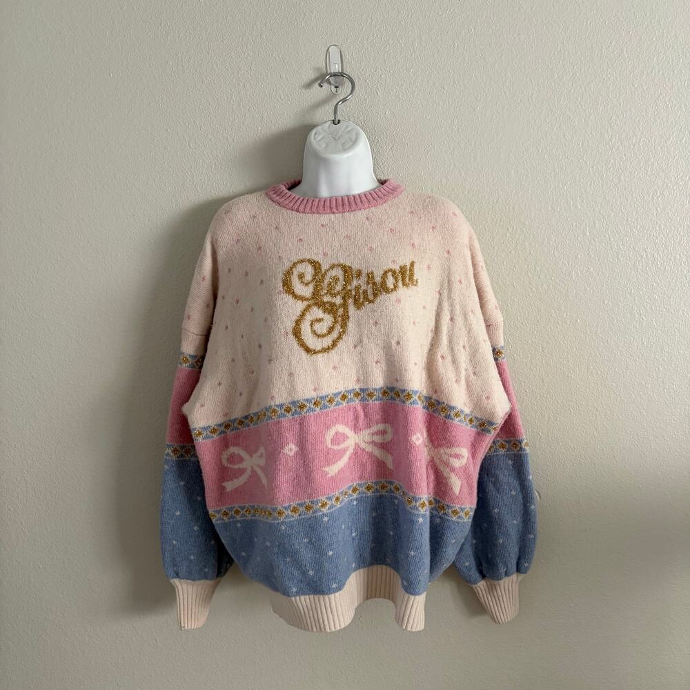 2023 Gisou Holiday Sweater Limited Edition Christmas Knit Oversized One Size